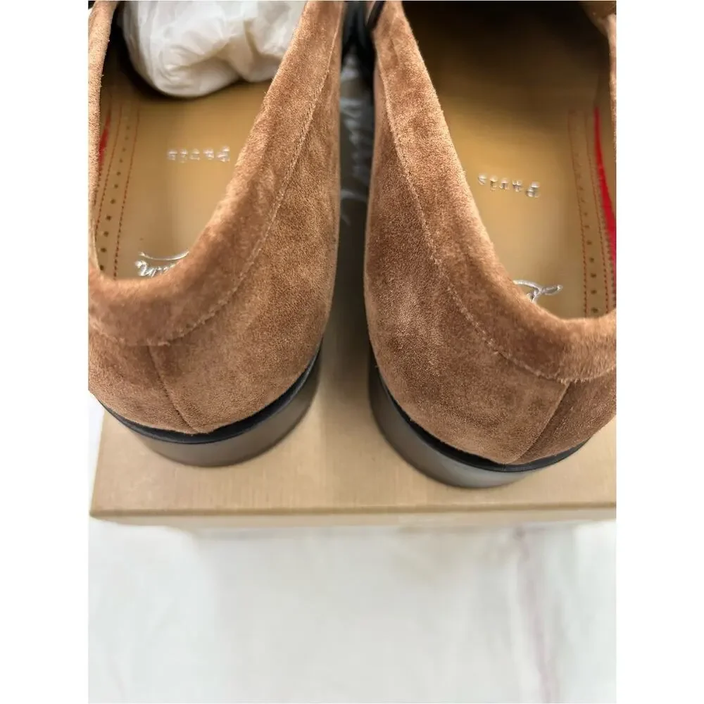 Men's Christian Louboutin CHAMBELIMOC loafers size 42.5 made in Italy